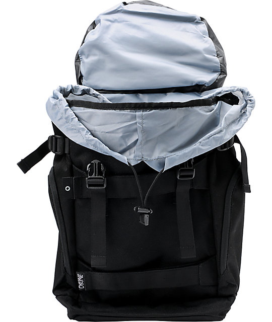 Dakine Burnside Black Skate Backpack Zumiez