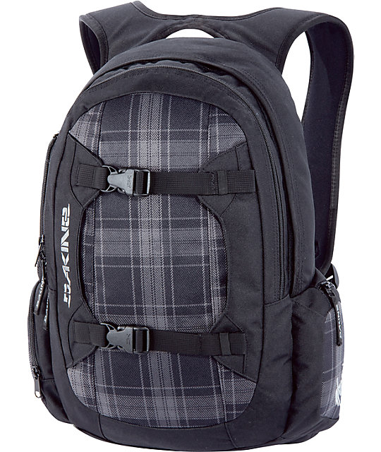 Dakine Mission Northwood Plaid Skate Backpack Zumiez