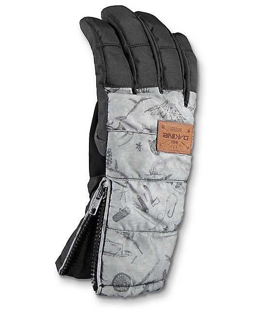 Dakine Omega Northwoods Snowboard Gloves Zumiez