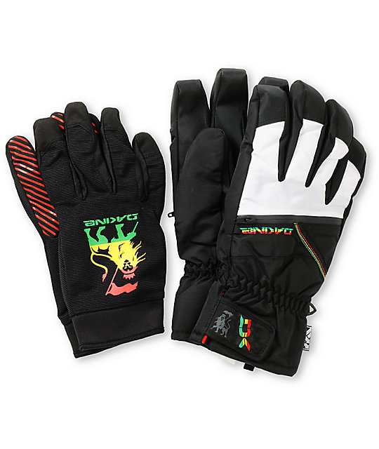 Dakine Pantera Rasta Snowboard Gloves Zumiez