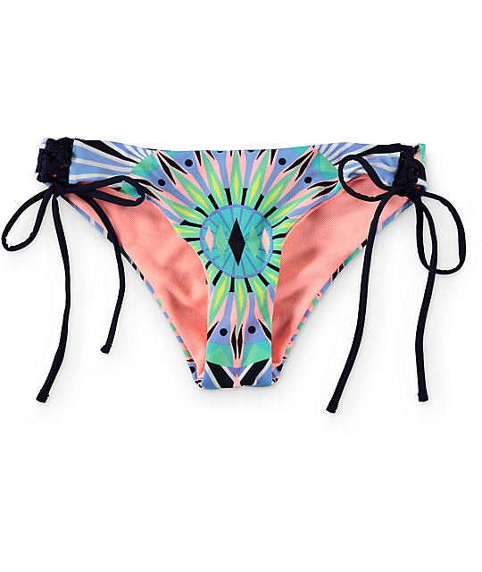 Damsel Starburst Tie Side Cheeky Bikini Bottom Zumiez