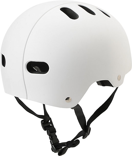 Destroyer DH1 Matte White Skateboard Helmet Zumiez