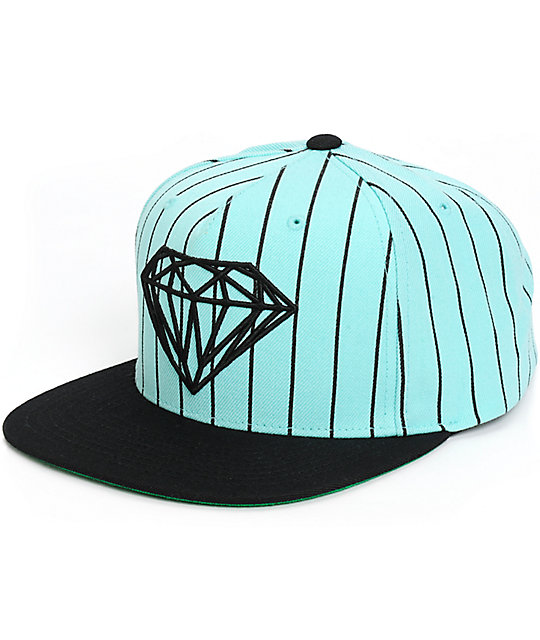 Diamond Supply Co Brilliant Pinstripe Snapback Hat Zumiez