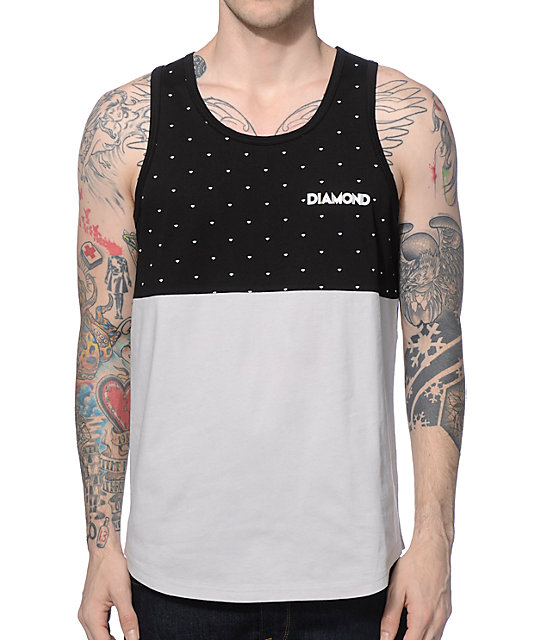 Diamond Supply Co Deco Colorblock Tank Top Zumiez