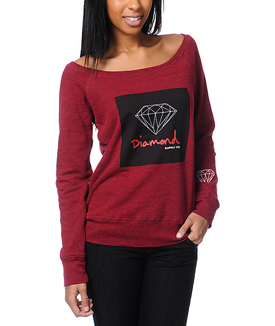 womens diamond supply co sweatshirt