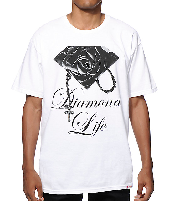 diamond rose shirt