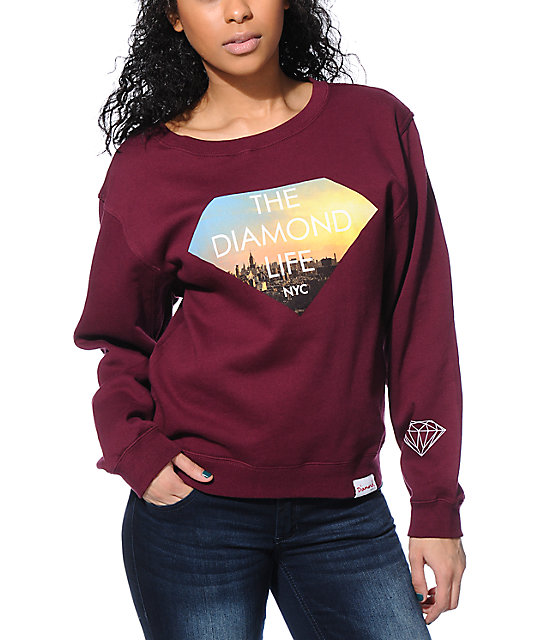 womens diamond supply co sweatshirt