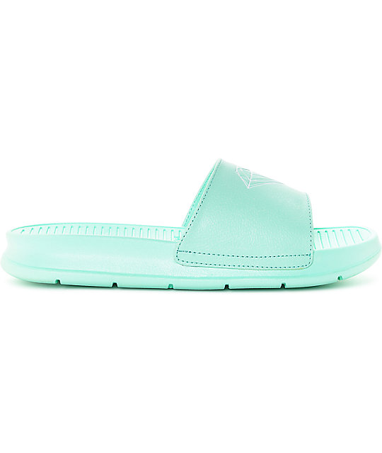 Diamond Supply Co. Fairfax Brook Green Slide Sandals | Zumiez