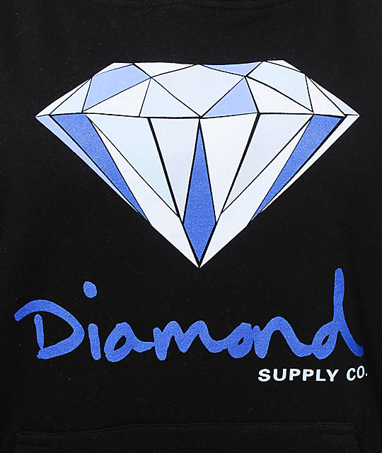 Diamond Supply Co. OG Logo Diamant Hoodie Zumiez