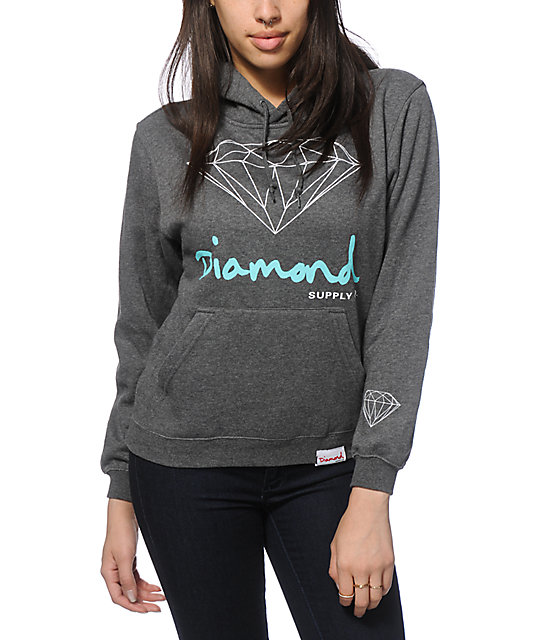diamond supply co og script hoodie