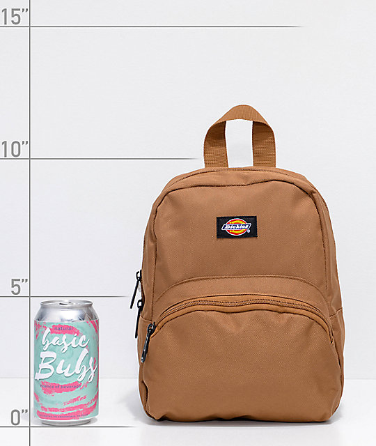 dickies black canvas mini backpack