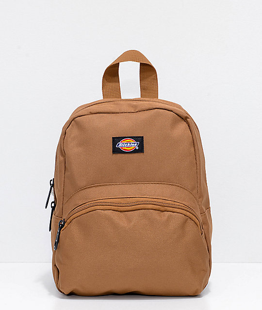 dickies black canvas mini backpack