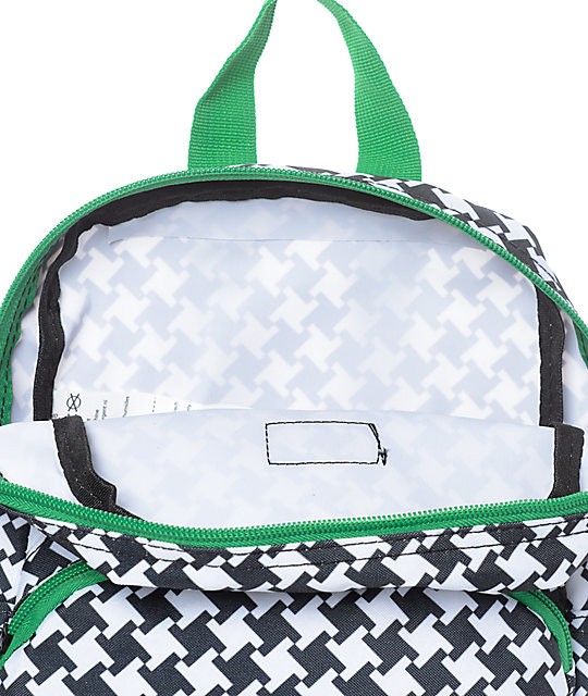 dickies black corduroy mini backpack