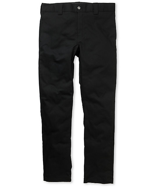 black skinny dickie pants