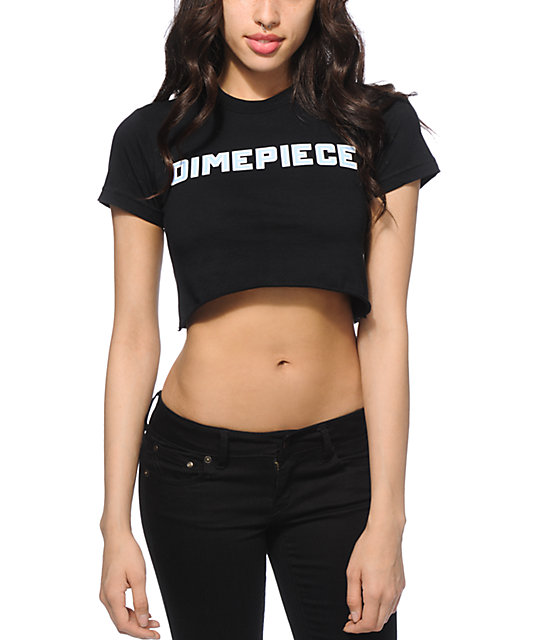 Dime By Dimepiece LA Logo Crop TShirt Zumiez