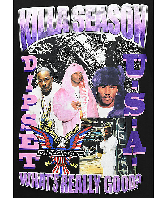 Dipset Killa Season Tour Black TShirt Zumiez