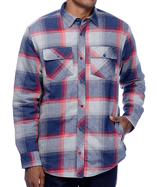 zumiez men's flannel shirts