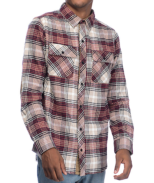 khaki flannel shirt