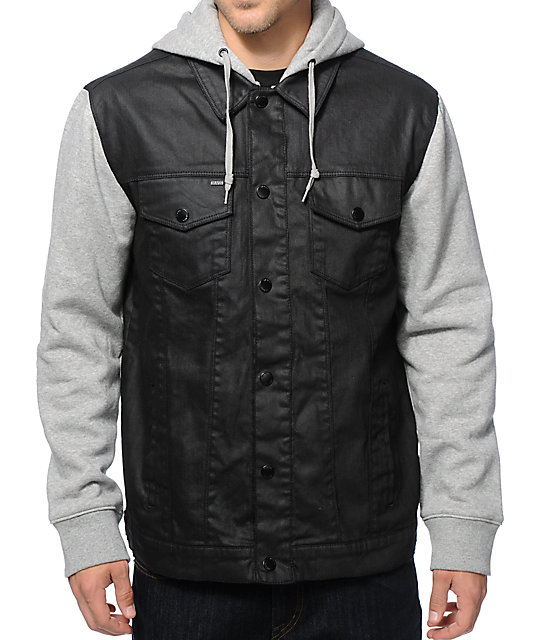 Dravus Sloander Denim Vest Hoodie