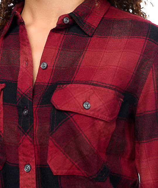 red and black flannel for men