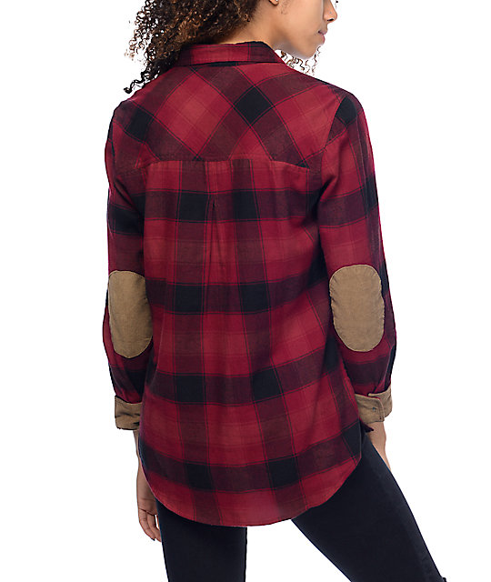 red and black flannel for men