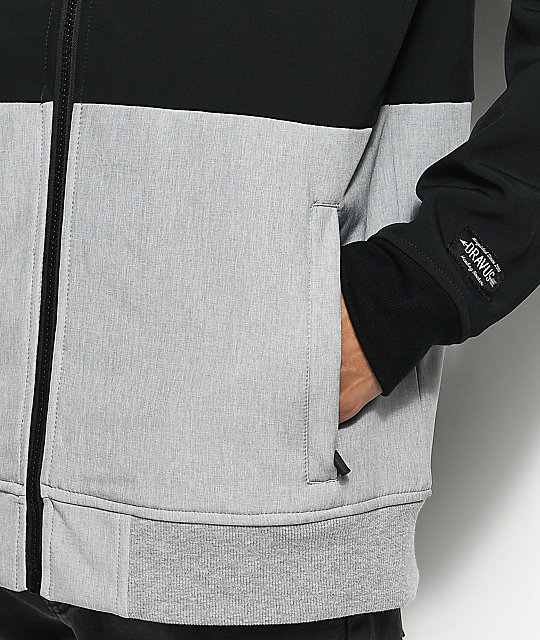 black grey tech fleece bottoms