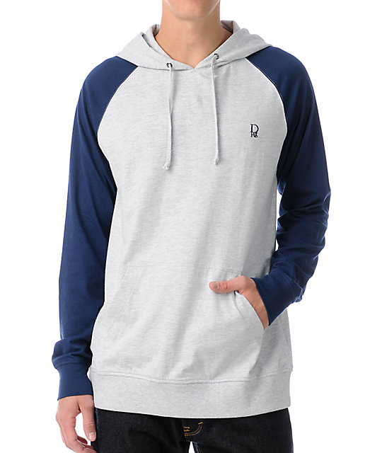 hooded baseball shirt