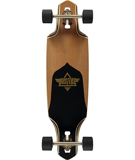 Dusters Channel Gold 34" Drop Through Longboard Complete | Zumiez