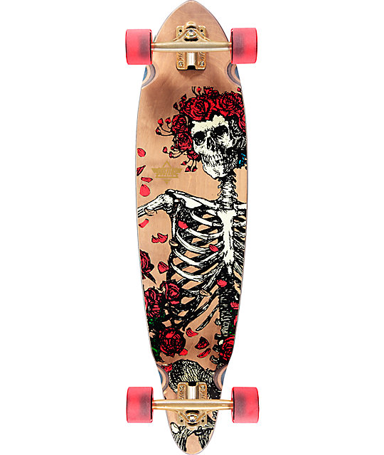 Dusters x Grateful Dead Bertha 35" Pintail Longboard Complete Zumiez