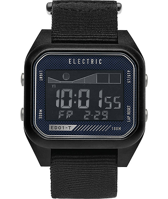 Electric ED01T Nato Digital Watch Zumiez