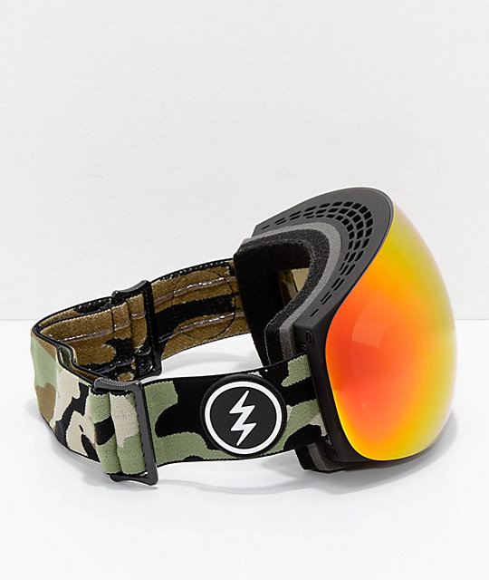 Electric EG3 Camo Brose Chrome Snowboard Goggles Zumiez