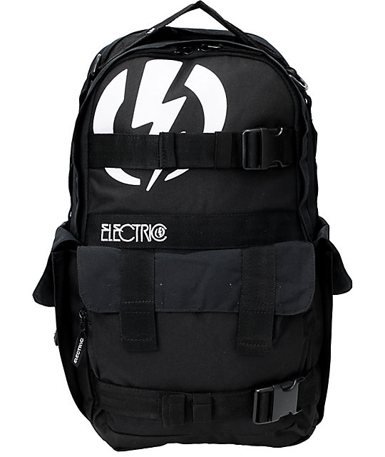 Electric Recoil Black Skate Backpack Zumiez