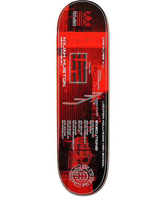 Element Nyjah Huston Hollywood 8.2" Skateboard Deck Zumiez