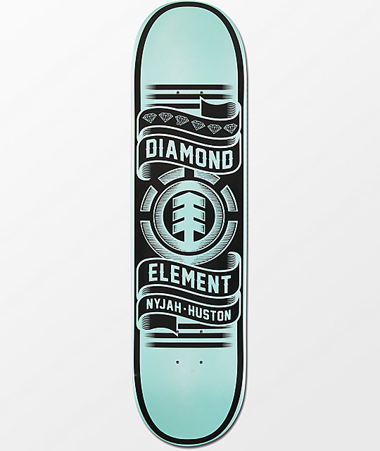 Element X Diamond Supply Co Nyjah Huston 8.0" Skateboard Deck Zumiez