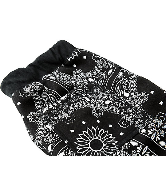 black bandana pants mens