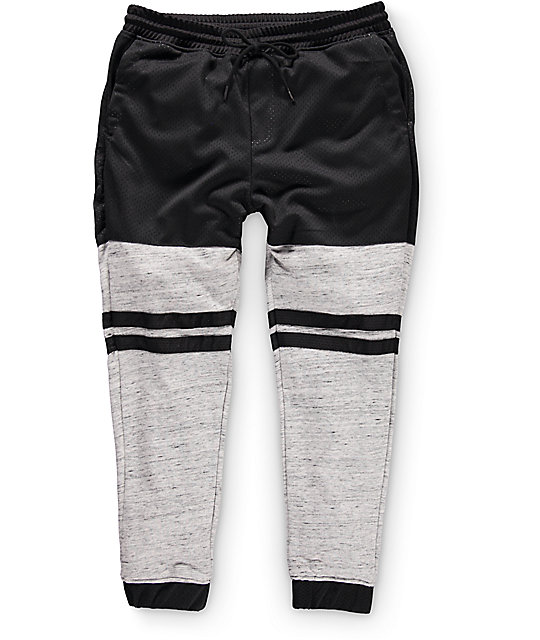 jogger pants with stripe