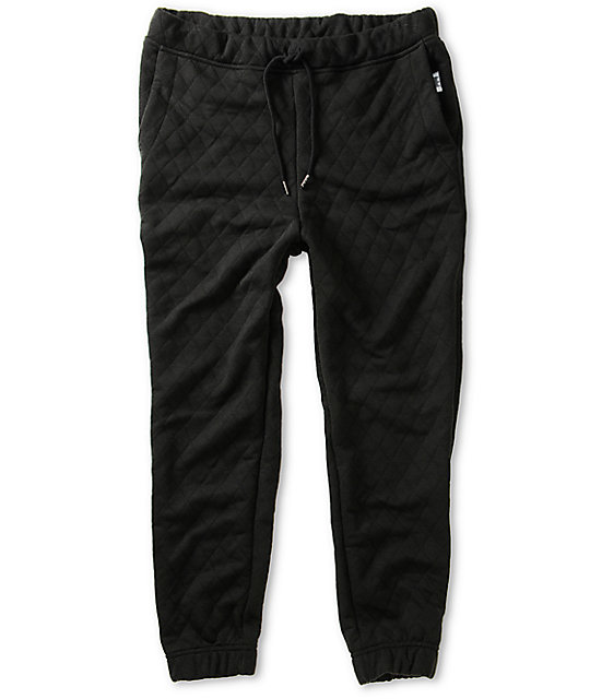 quilted jogger pants