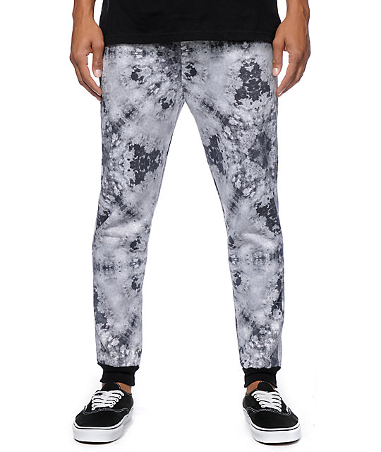 mens tie dye jogger set