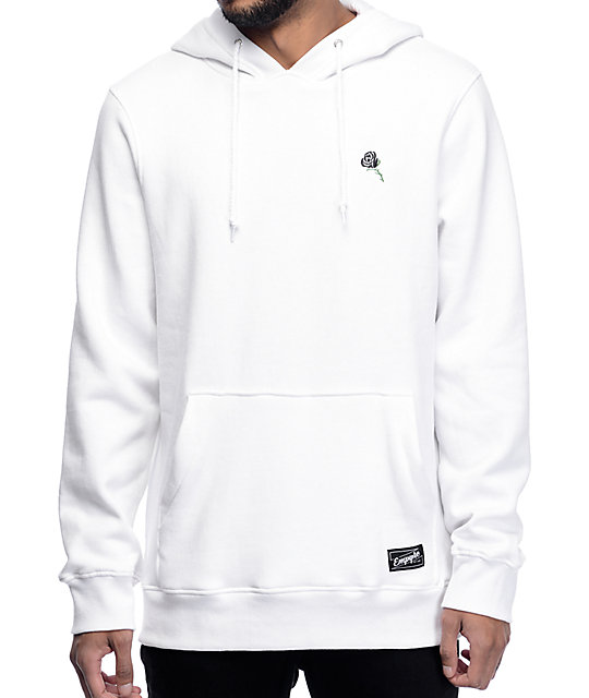 Empyre Baseline Embroidered White Hoodie Zumiez