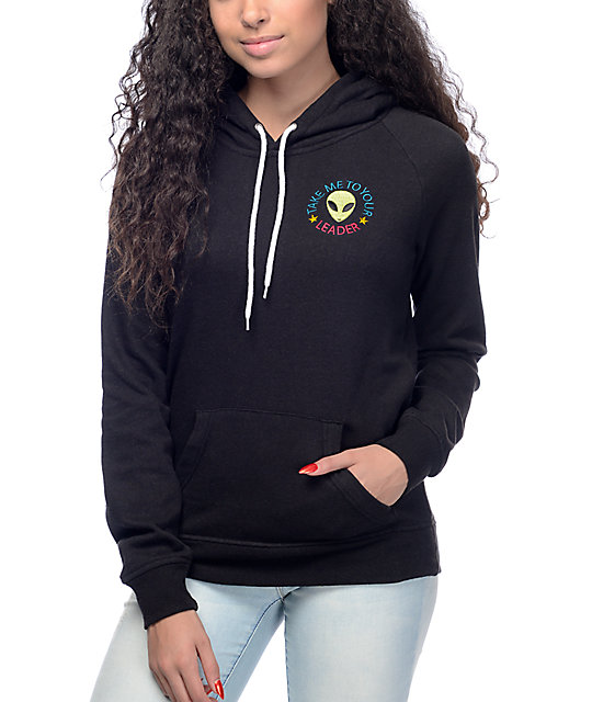black alien hoodie