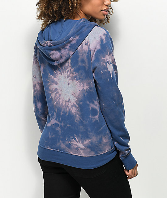 bleached blue sweatshirt