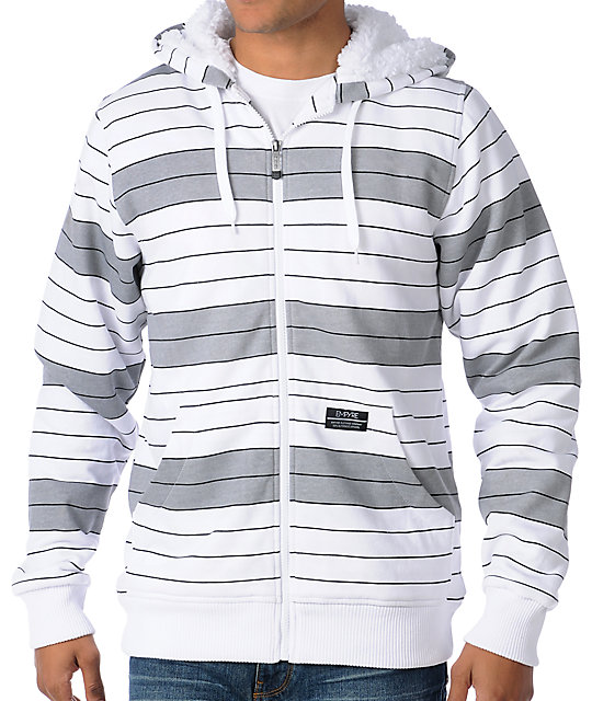 sherpa pullover grey