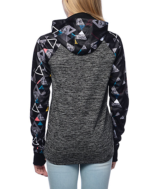 guess triangle hoodie