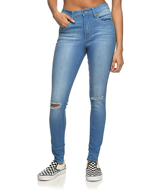 high rise skinny jeggings