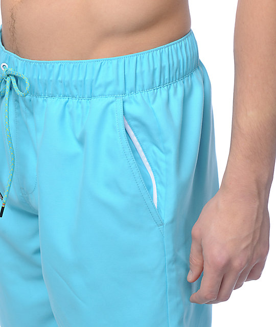 Empyre Dubtub Blue Elastic Waist Board Shorts Zumiez