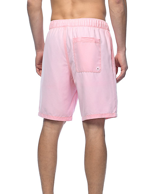 Empyre Dubtub Light Pink Elastic Waist Board Shorts Zumiez