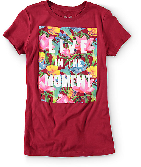 live in the moment t shirt