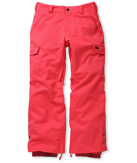 mens pink snowboard pants