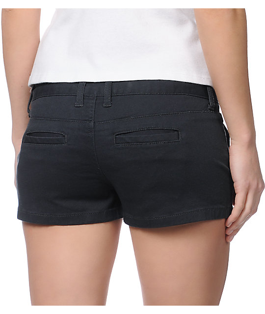 Empyre Girl Arcadia Charcoal Grey Shorts Zumiez