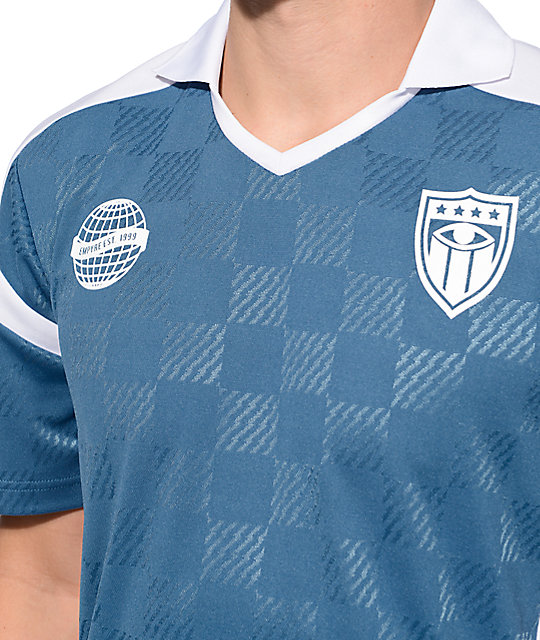 Empyre Goalie Blue and White Soccer Jersey Zumiez